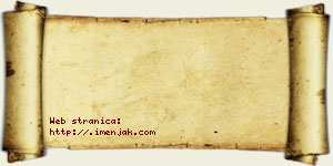 Una Jerinić vizit kartica